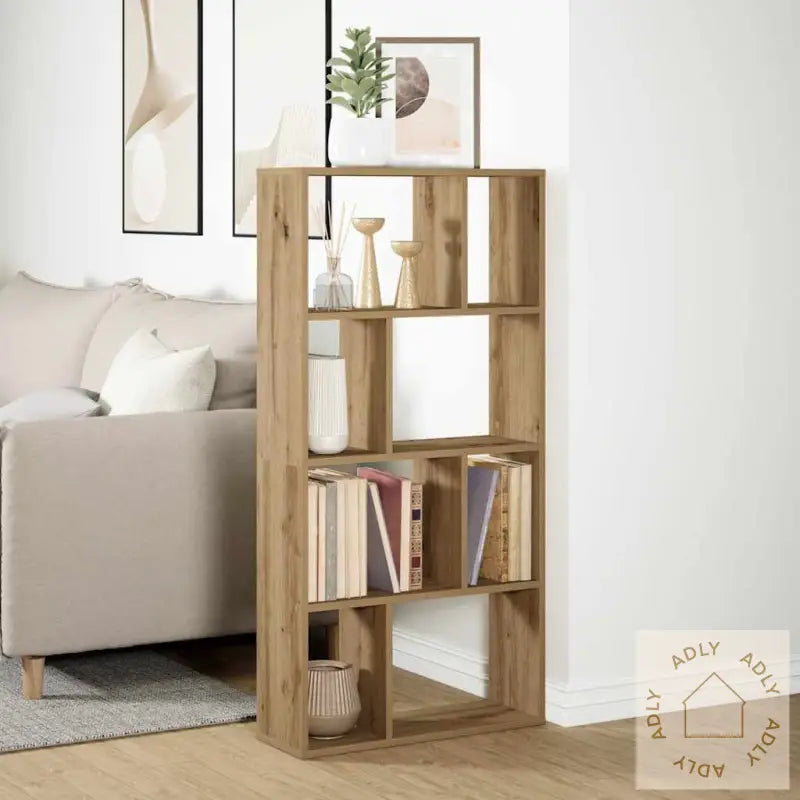 Bokhylle Artisan Eik 60X20X120 Cm Konstruert Tre