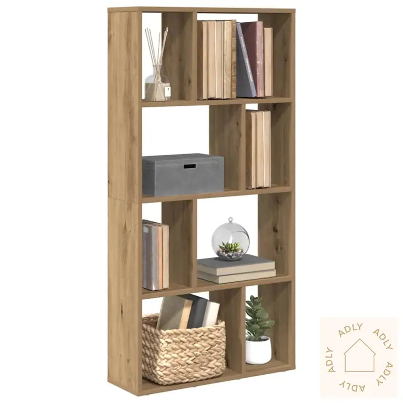 Bokhylle Artisan Eik 60X20X120 Cm Konstruert Tre