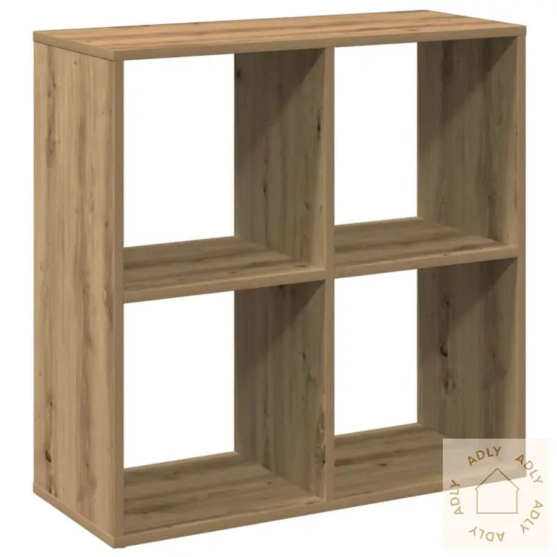Romdeler Bokhylle Artisan Eik 69,5X29X69,5 Cm Konstruert Tre