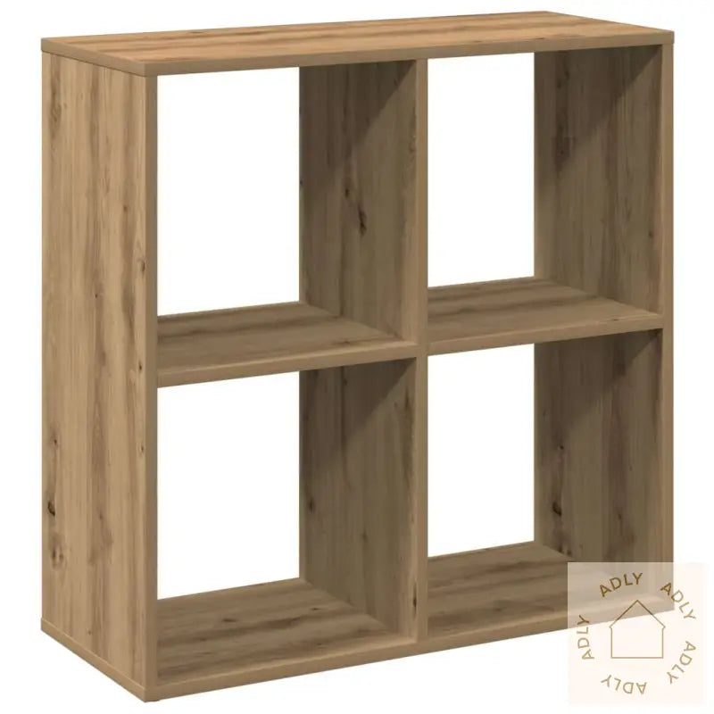 Romdeler Bokhylle Artisan Eik 69,5X29X69,5 Cm Konstruert Tre