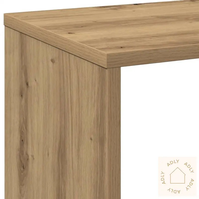 Romdeler Bokhylle Artisan Eik 69,5X29X69,5 Cm Konstruert Tre