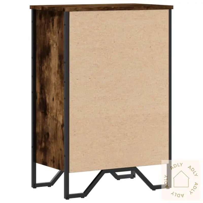 Bokhylle Røkt Eik 50X31X74,5 Cm Konstruert Tre