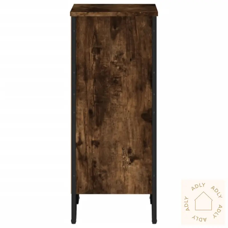 Bokhylle Røkt Eik 50X31X74,5 Cm Konstruert Tre