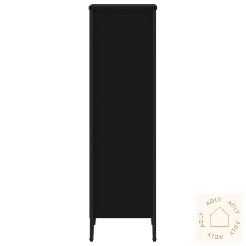 Bokhylle Svart 50X31X106 Cm Konstruert Tre