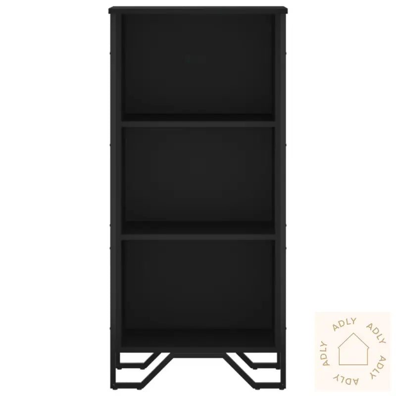 Bokhylle Svart 50X31X106 Cm Konstruert Tre