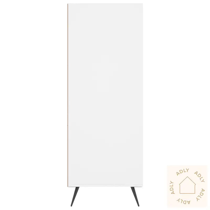Bokhylle Hvit 69,5X32,5X90 Cm Konstruert Tre