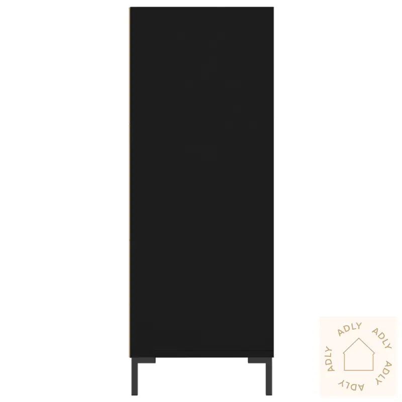 Bokhylle Svart 69,5X32,5X90 Cm Konstruert Tre