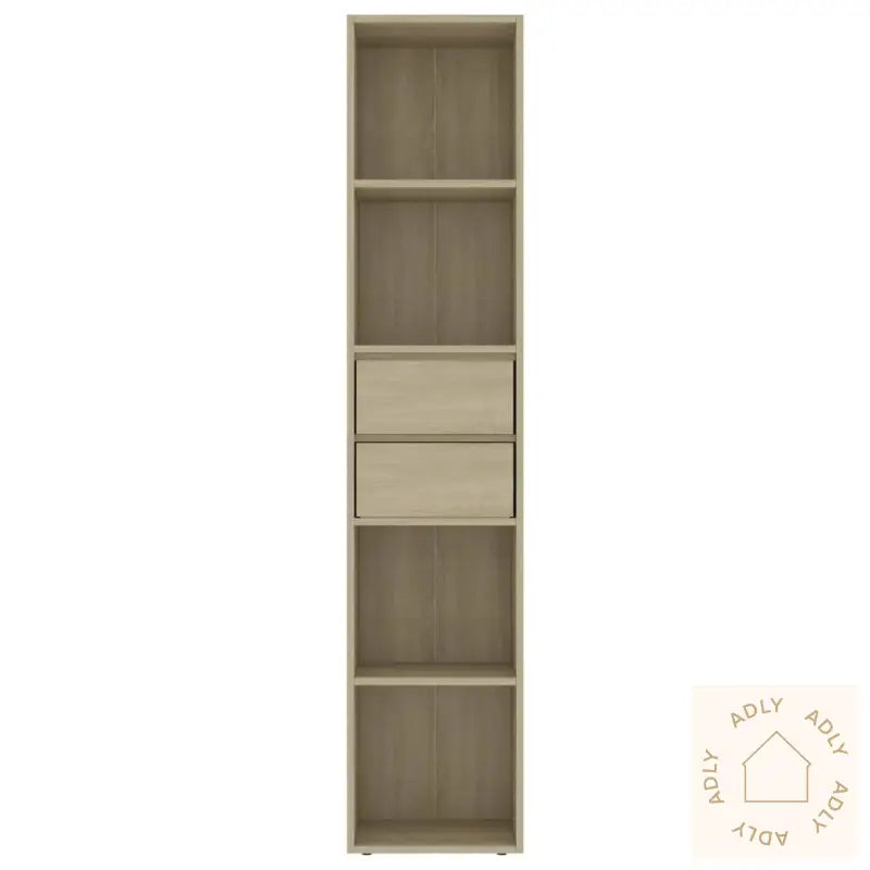 Bokhylle Sonoma Eik 36X30X171 Cm Konstruert Tre