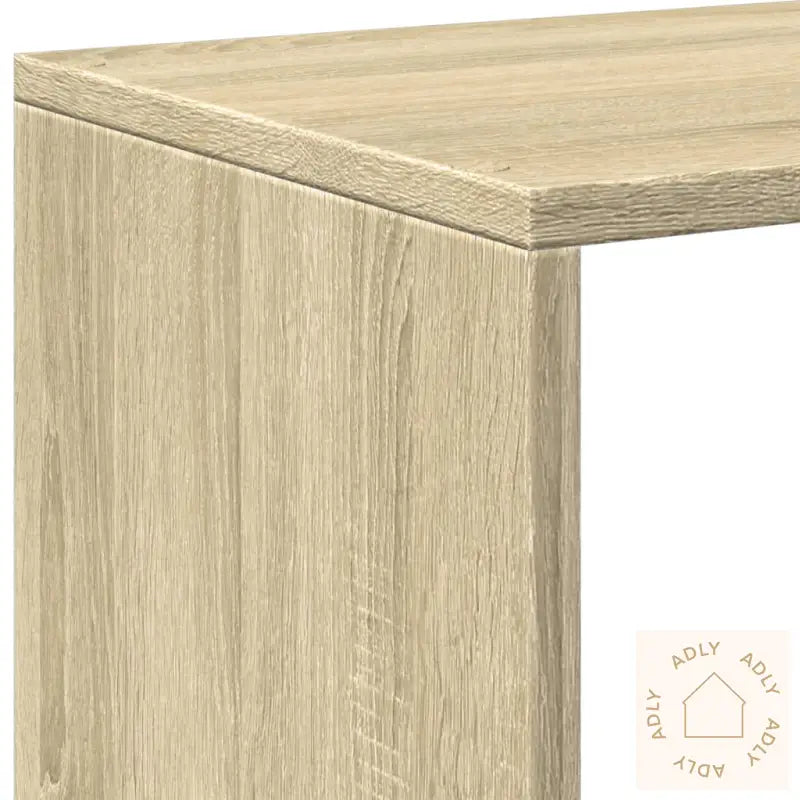 Romdeler Bokhylle Sonoma Eik 67X25X161,5 Cm Konstruert Tre