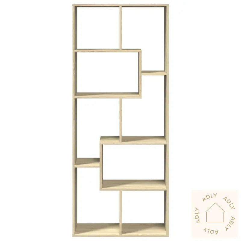 Romdeler Bokhylle Sonoma Eik 67X25X161,5 Cm Konstruert Tre