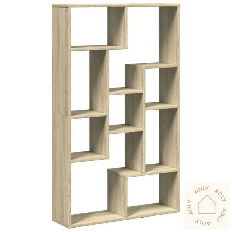 Bokhylle Sonoma Eik 72X20X120 Cm Konstruert Tre
