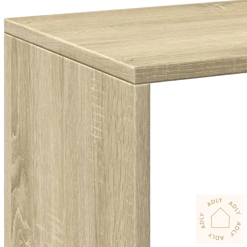 Romdeler Bokhylle Sonoma Eik 102X29X103,5 Cm Konstruert Tre