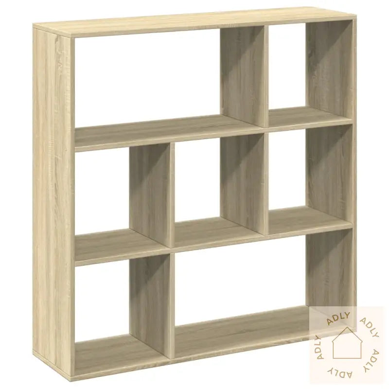 Romdeler Bokhylle Sonoma Eik 102X29X103,5 Cm Konstruert Tre