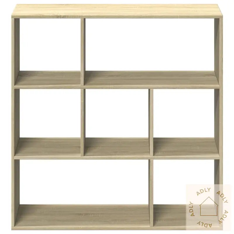 Romdeler Bokhylle Sonoma Eik 102X29X103,5 Cm Konstruert Tre