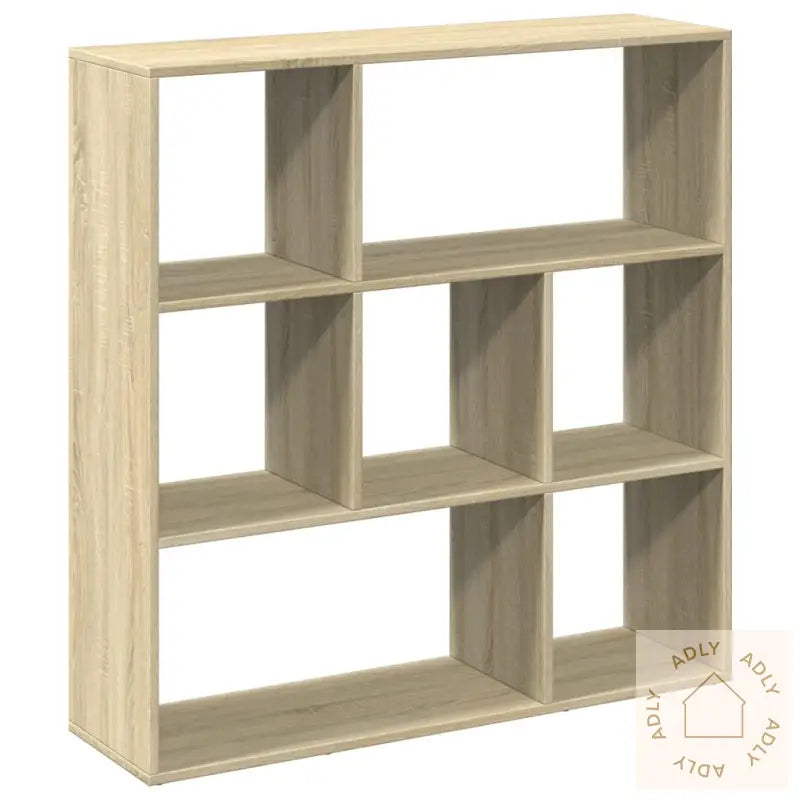 Romdeler Bokhylle Sonoma Eik 102X29X103,5 Cm Konstruert Tre