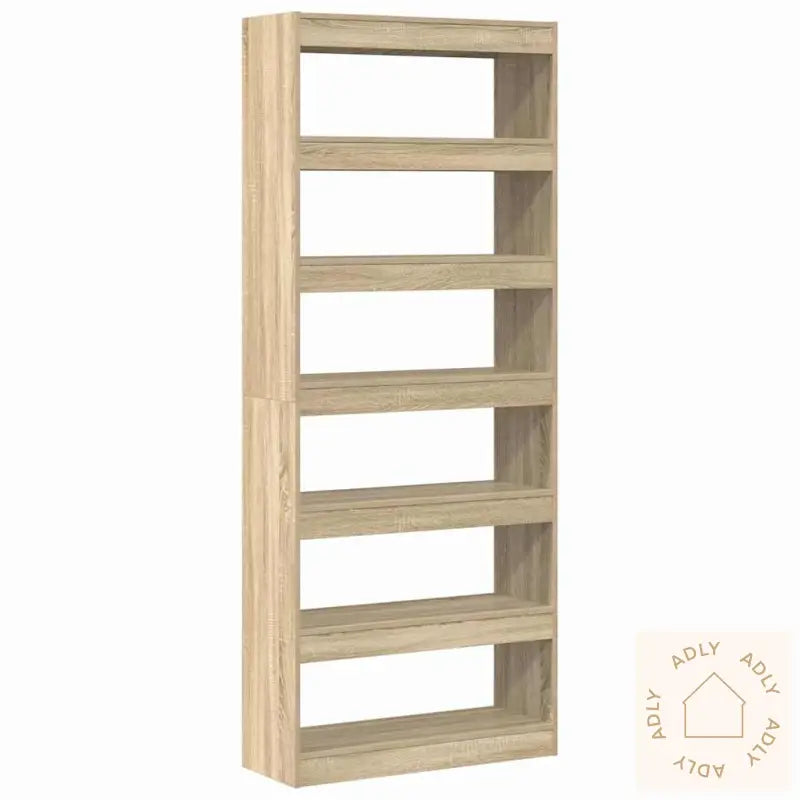 Bokhylle/Romdeler Sonoma Eik 80X30X198 Cm