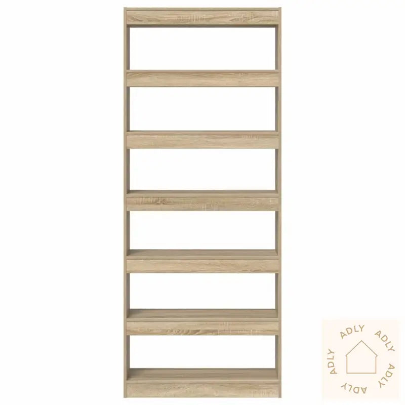 Bokhylle/Romdeler Sonoma Eik 80X30X198 Cm