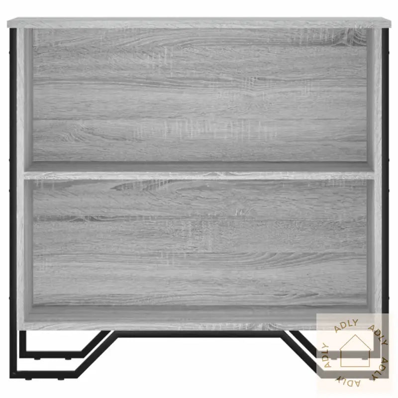 Bokhylle Grå Sonoma 80X31X74,5 Cm Konstruert Tre