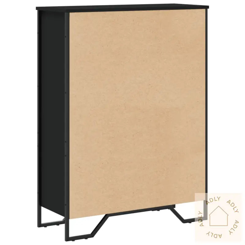 Bokhylle Svart 80X31X106 Cm Konstruert Tre