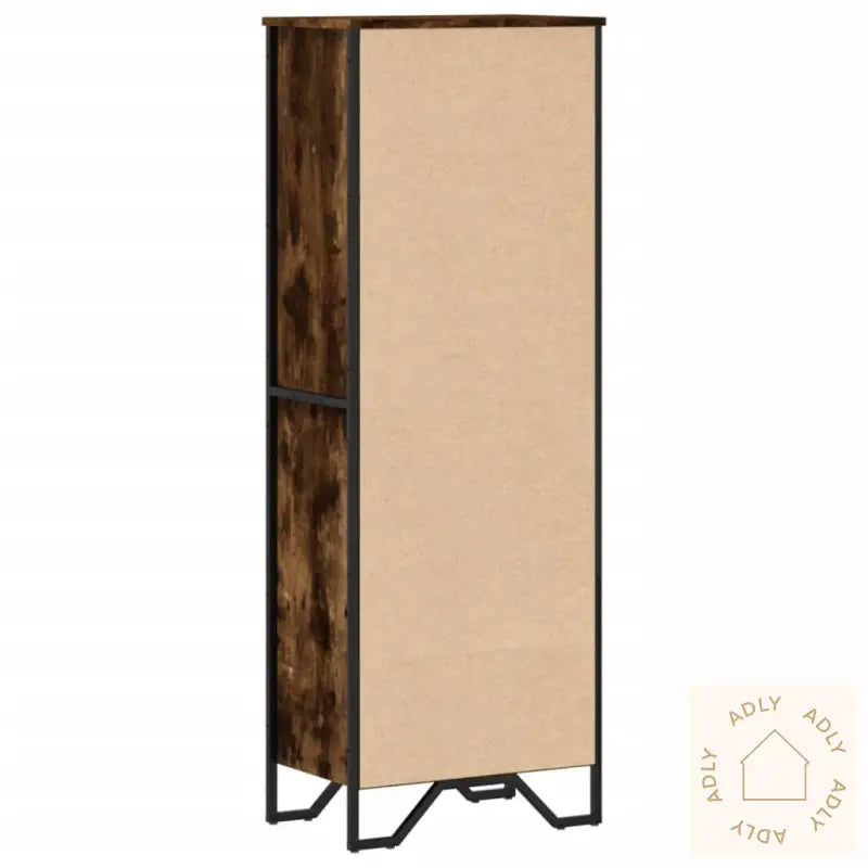 Bokhylle Røkt Eik 50X31X137,5 Cm Konstruert Tre