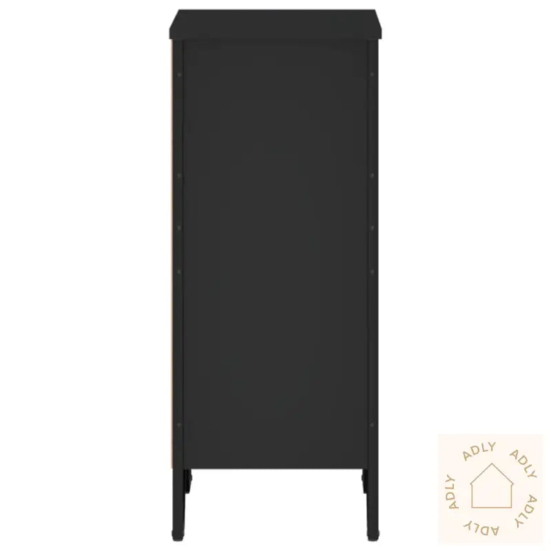 Bokhylle Svart 50X31X74,5 Cm Konstruert Tre