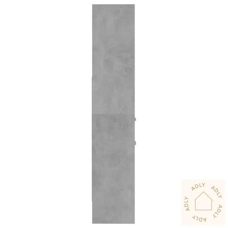 Bokhylle Betonggrå 40X35X180 Cm Konstruert Tre