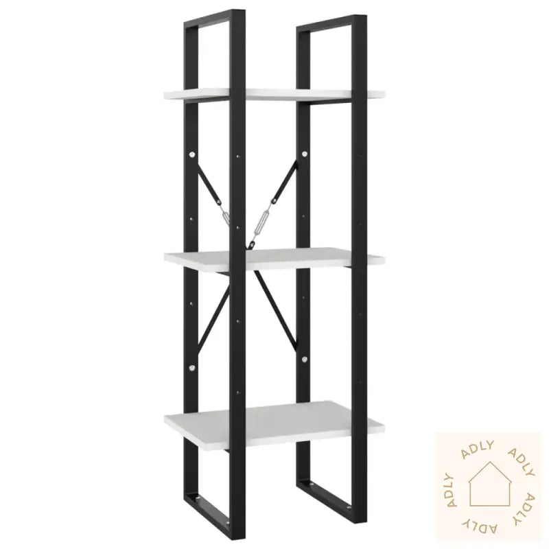 Bokhylle 5 Nivåer Hvit 40X30X175 Cm Konstruert Tre