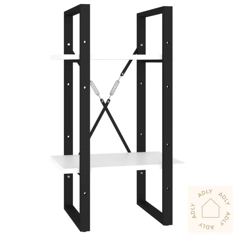 Bokhylle 5 Nivåer Hvit 40X30X175 Cm Konstruert Tre