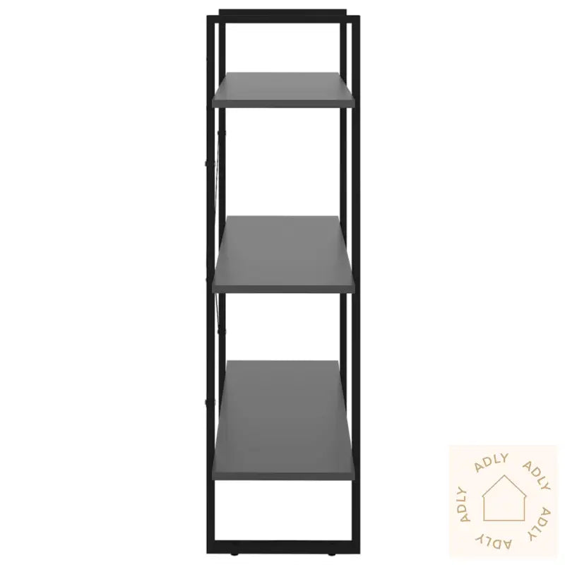 Bokhylle Grå 80X30X105 Cm Konstruert Tre