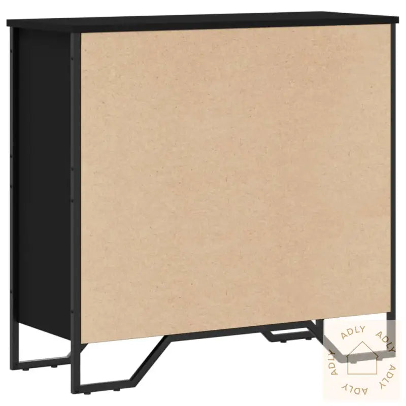 Bokhylle Svart 80X31X74,5 Cm Konstruert Tre