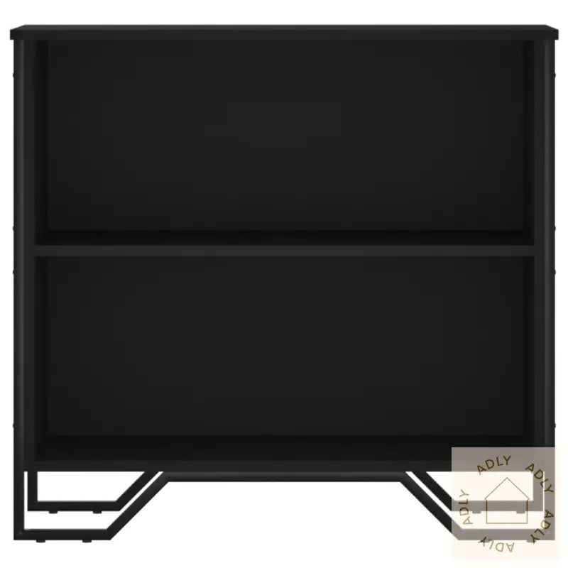 Bokhylle Svart 80X31X74,5 Cm Konstruert Tre