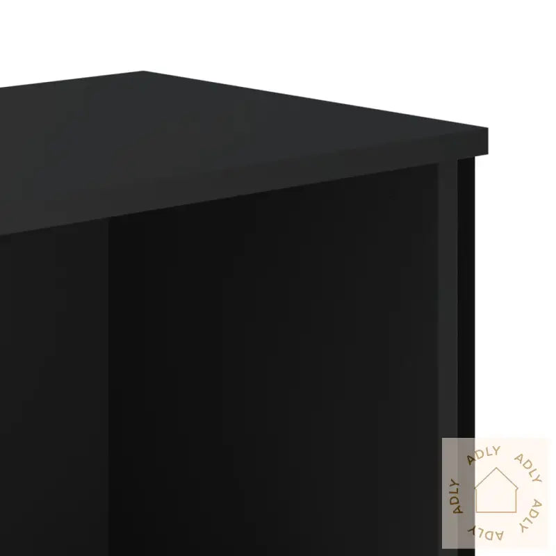 Bokhylle Svart 80X31X74,5 Cm Konstruert Tre