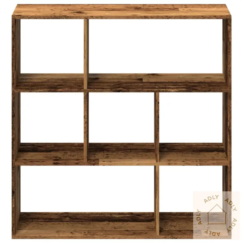 Romdeler Bokhylle Gammel Tre 102X29X103,5 Cm Konstruert Tre