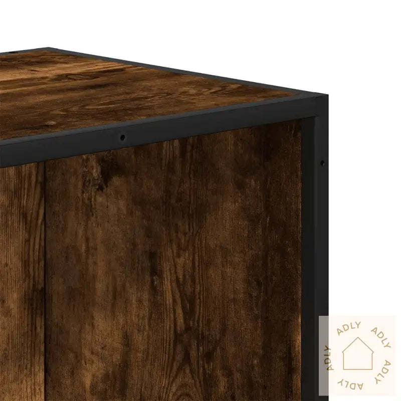 Bokhylle Røkt Eik 80,5X35X139 Cm Konstruert Tre