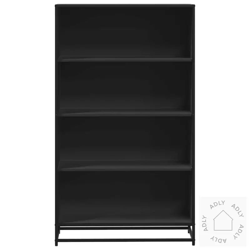 Bokhylle Svart 80,5X35X139 Cm Konstruert Tre