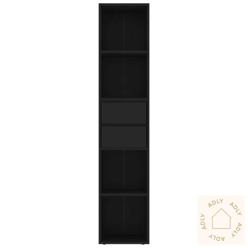 Bokhylle Svart 36X30X171 Cm Konstruert Tre