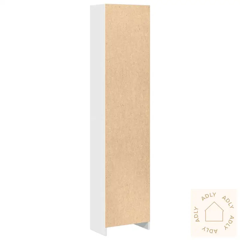 Bokhylle Høyglans Hvit 40X24X176 Cm Konstruert Tre