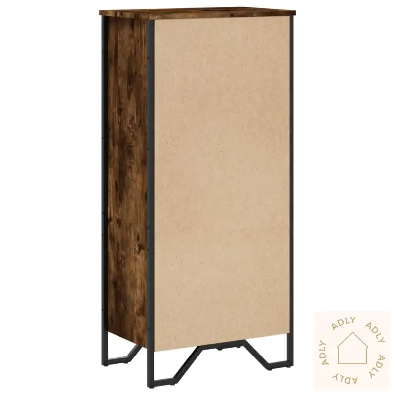 Bokhylle Røkt Eik 50X31X106 Cm Konstruert Tre