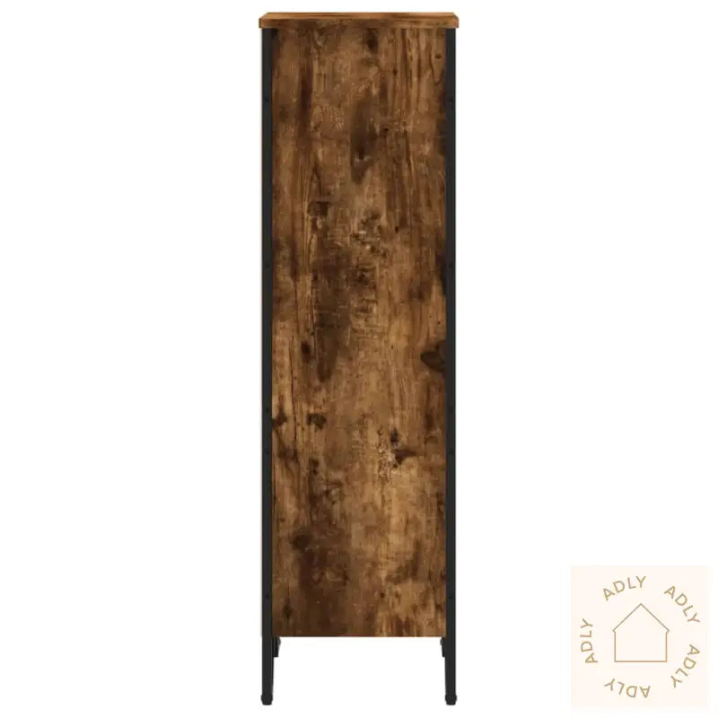 Bokhylle Røkt Eik 50X31X106 Cm Konstruert Tre