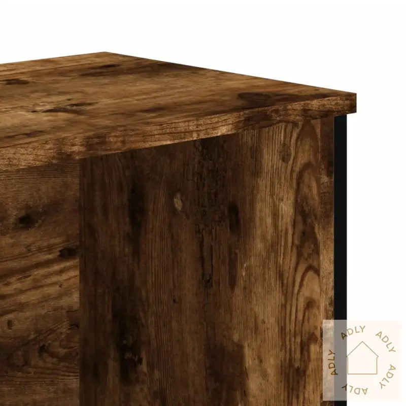 Bokhylle Røkt Eik 50X31X106 Cm Konstruert Tre