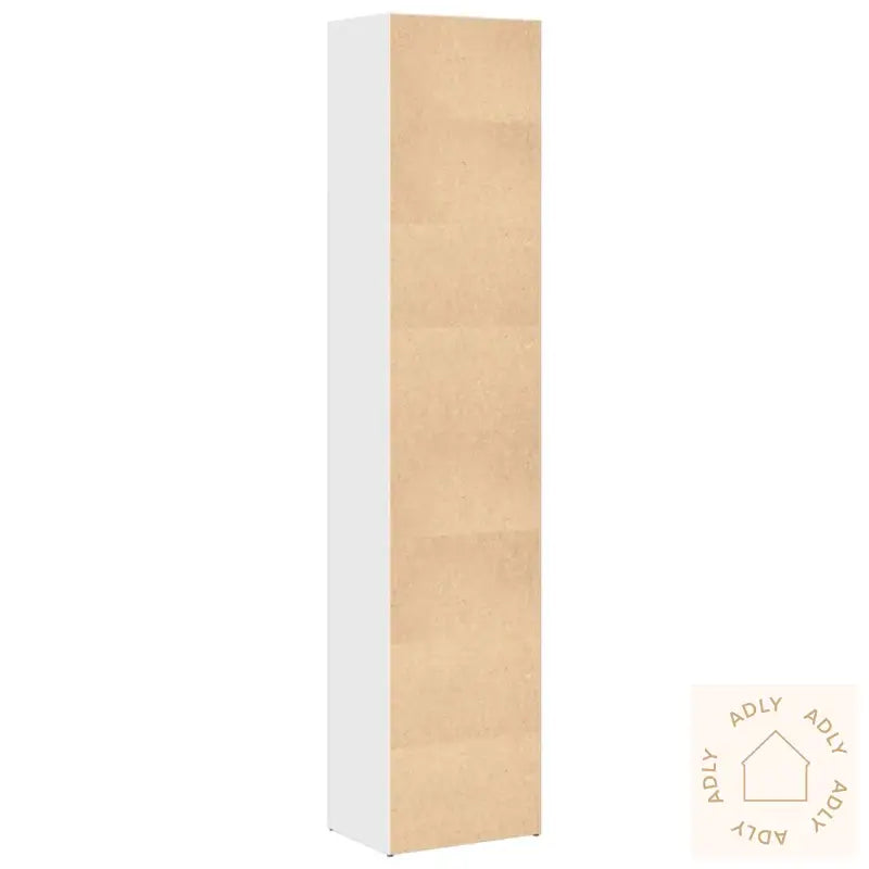 Bokhylle Høyglans Hvit 40X30X189 Cm Konstruert Tre