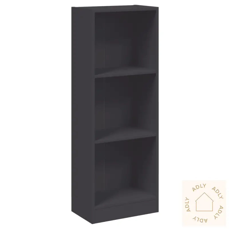 Bokhylle 3 Nivåer Hvit 40X24X109 Cm Konstruert Tre
