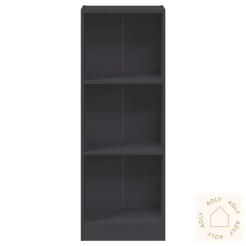 Bokhylle 3 Nivåer Hvit 40X24X109 Cm Konstruert Tre