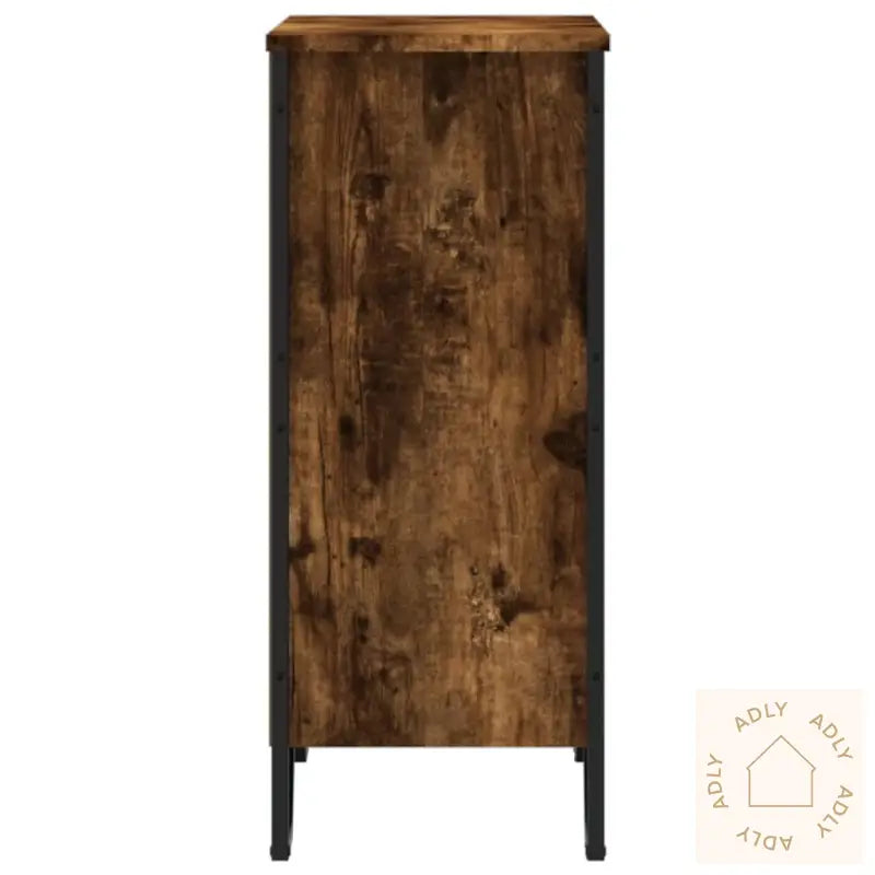 Bokhylle Røkt Eik 80X31X74,5 Cm Konstruert Tre