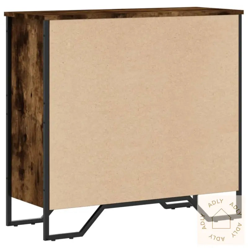 Bokhylle Røkt Eik 80X31X74,5 Cm Konstruert Tre