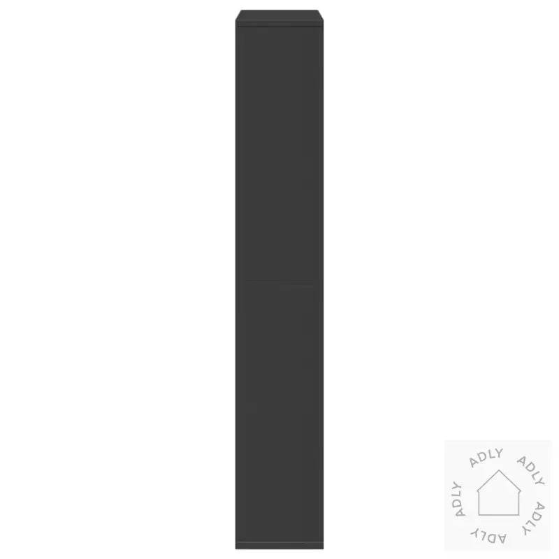 Bokhylle Svart 72X20X120 Cm Konstruert Tre