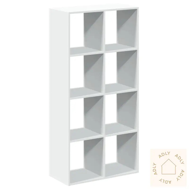 Romdeler Bokhylle Hvit 69,5X29X137,5 Cm Konstruert Tre