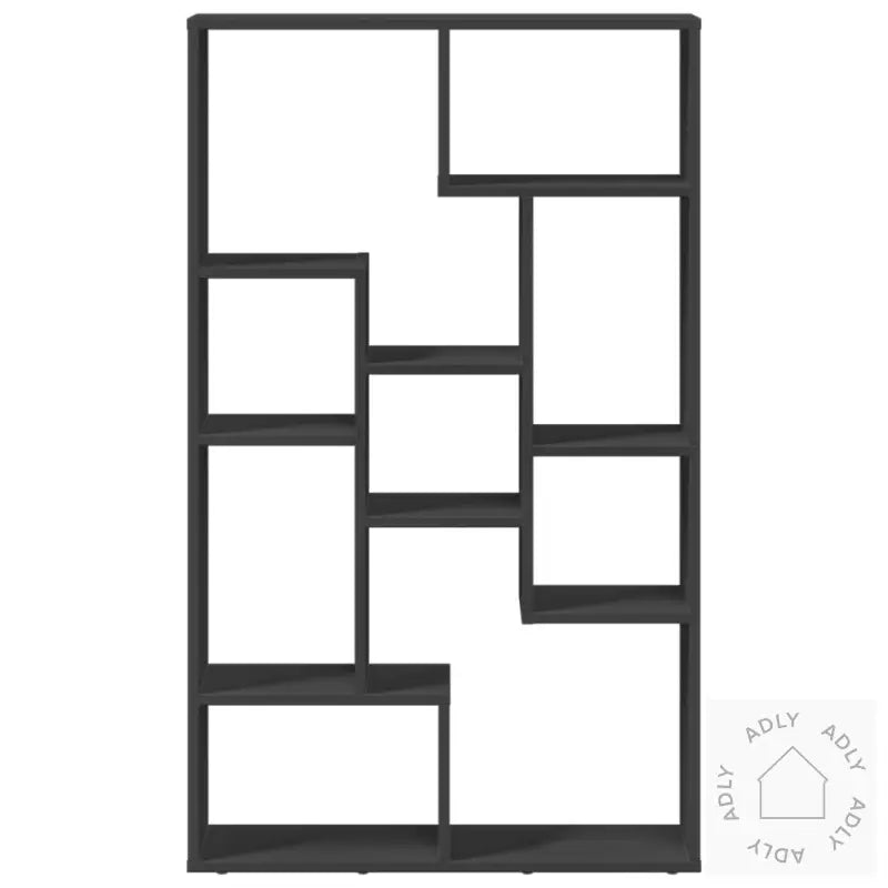 Bokhylle Svart 72X20X120 Cm Konstruert Tre