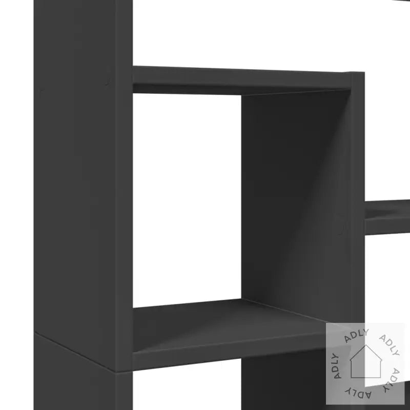 Bokhylle Svart 72X20X120 Cm Konstruert Tre