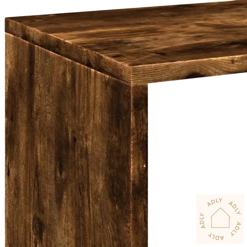 Tre- hjørne av moderne bokhylle med smart oppbevaring og maks belastning